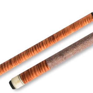 McDermott – Pool Cue Curly Maple Red Urethane Rings Irish-Linen Wrap – H553