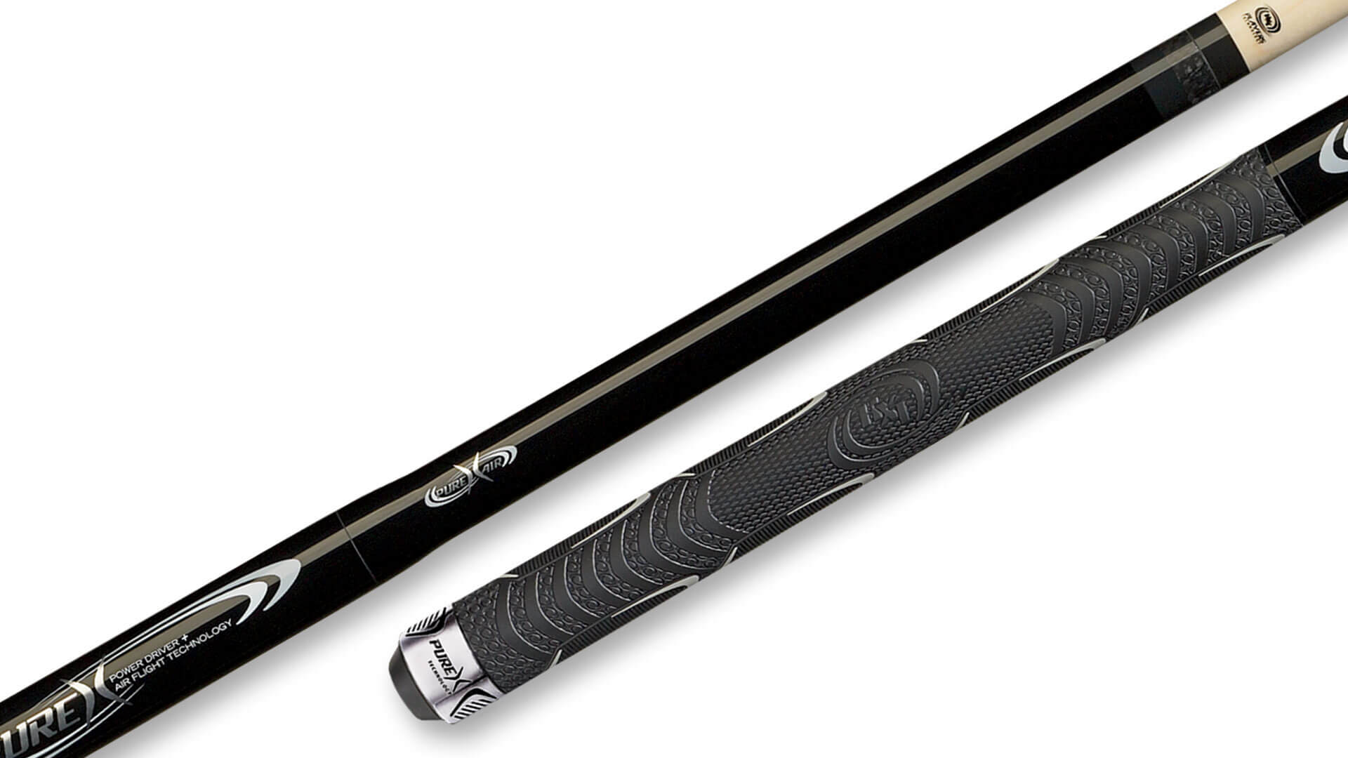 Pure-X – Black Jump / Break Cue 4-Pieces Rubber Wrap – HXT-P1