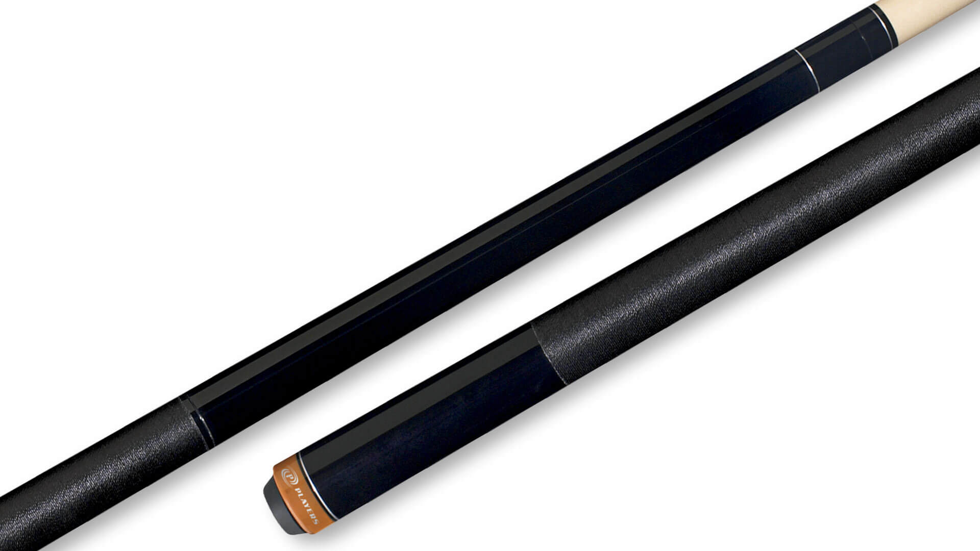 Players - Jump / Break Cue Black Irish-Linen Wrap - JB5