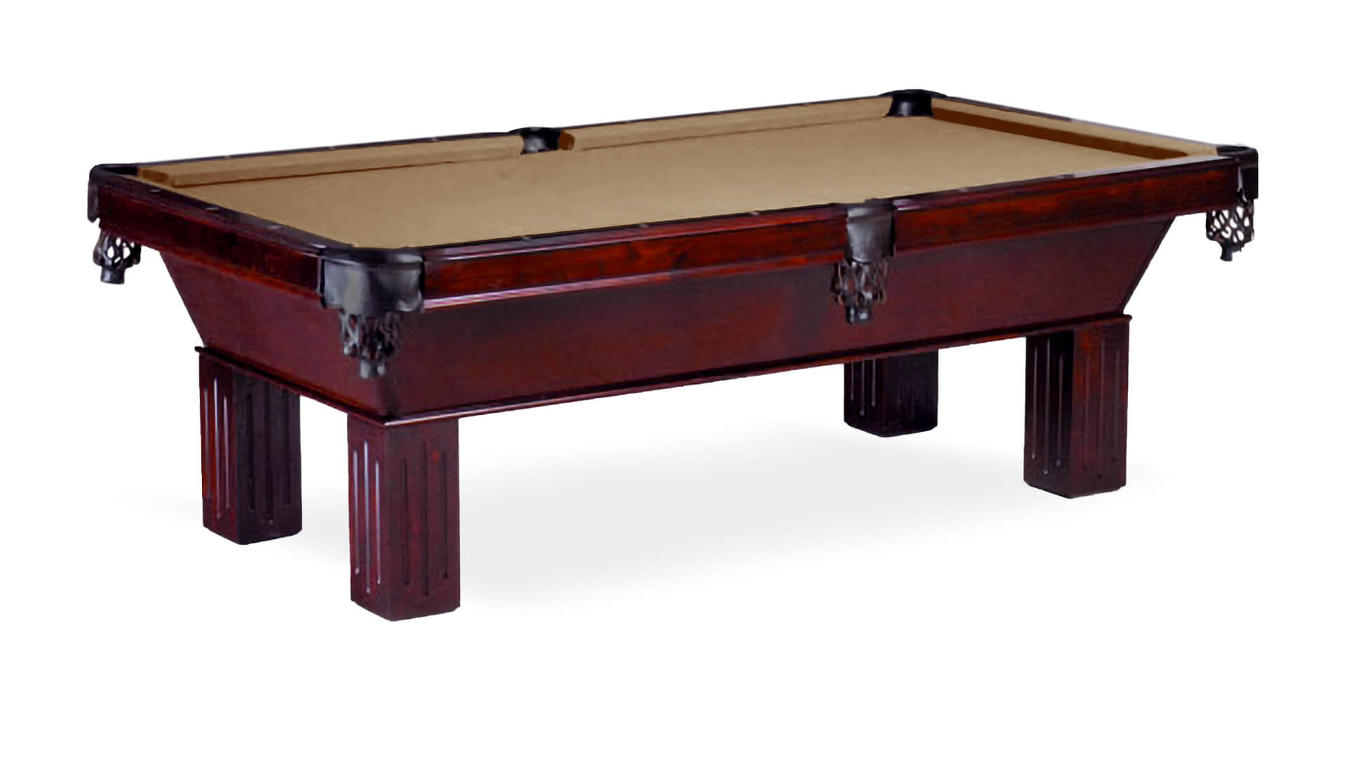 Kay Woods – “Windsor” – Cherry Pool Table – 7 ft and 8 ft