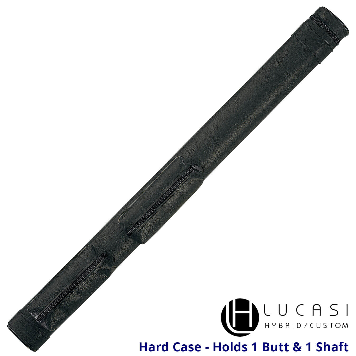 Lucasi Hard Cue Case – “LC11A” – Black – 1×1
