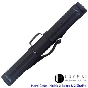 Lucasi Hard Cue Case – “LC22M” – Black – 2×2
