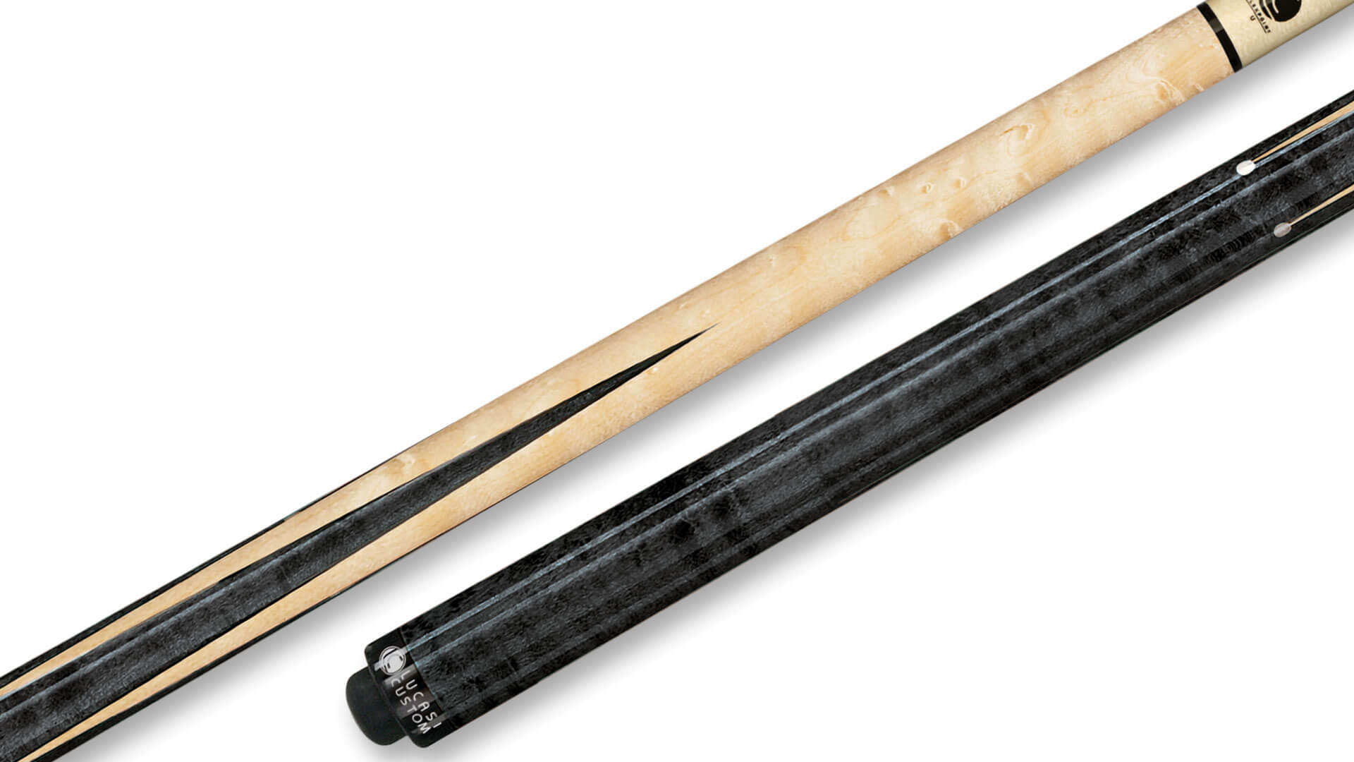 Lucasi – Sneaky-Pete Pool Cue Grey Birdseye Wrapless – LZ2000SPG