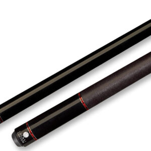 Lucasi – Black Pool Cue Cocobolo Rings Linen Wrap – LZD6