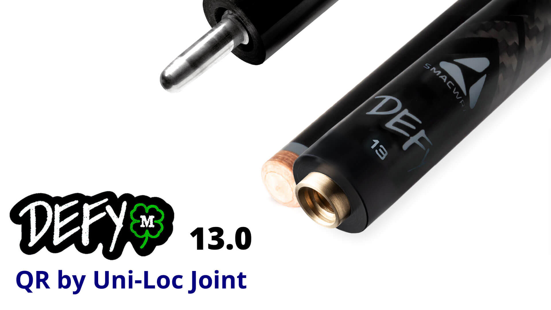 McDermott – “Defy” Shaft – 13.0 mm – Carbon Fiber – QR by Uni-Loc Joint