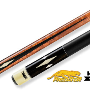 Predator – K Series Classics – 2-1 Pool Cue – Coffee Stained Birdseye Maple – Linen Wrap