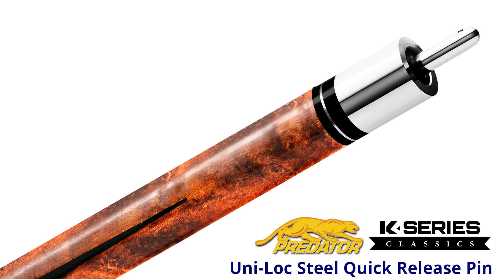 Predator – K Series Classics – 2-1 Pool Cue – Coffee Stained Birdseye Maple – Linen Wrap - Image 4