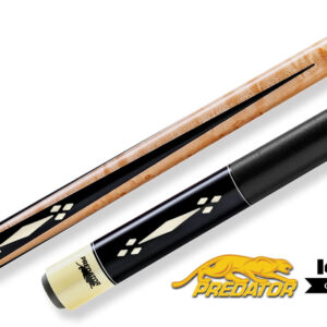 Predator – K Series Classics – 2-2 Pool Cue – Birdseye Maple Ebony Butt – Linen Wrap