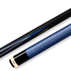 Predator – Sneaky-Pete Pool Cue – 4-Points Black Blue – Linen Wrap