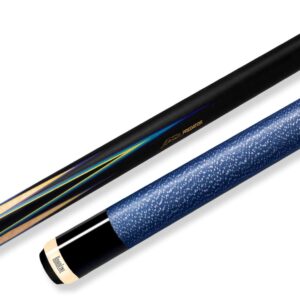Predator – Sneaky-Pete Pool Cue – 8-Points Curly Maple Black Blue – Linen Wrap