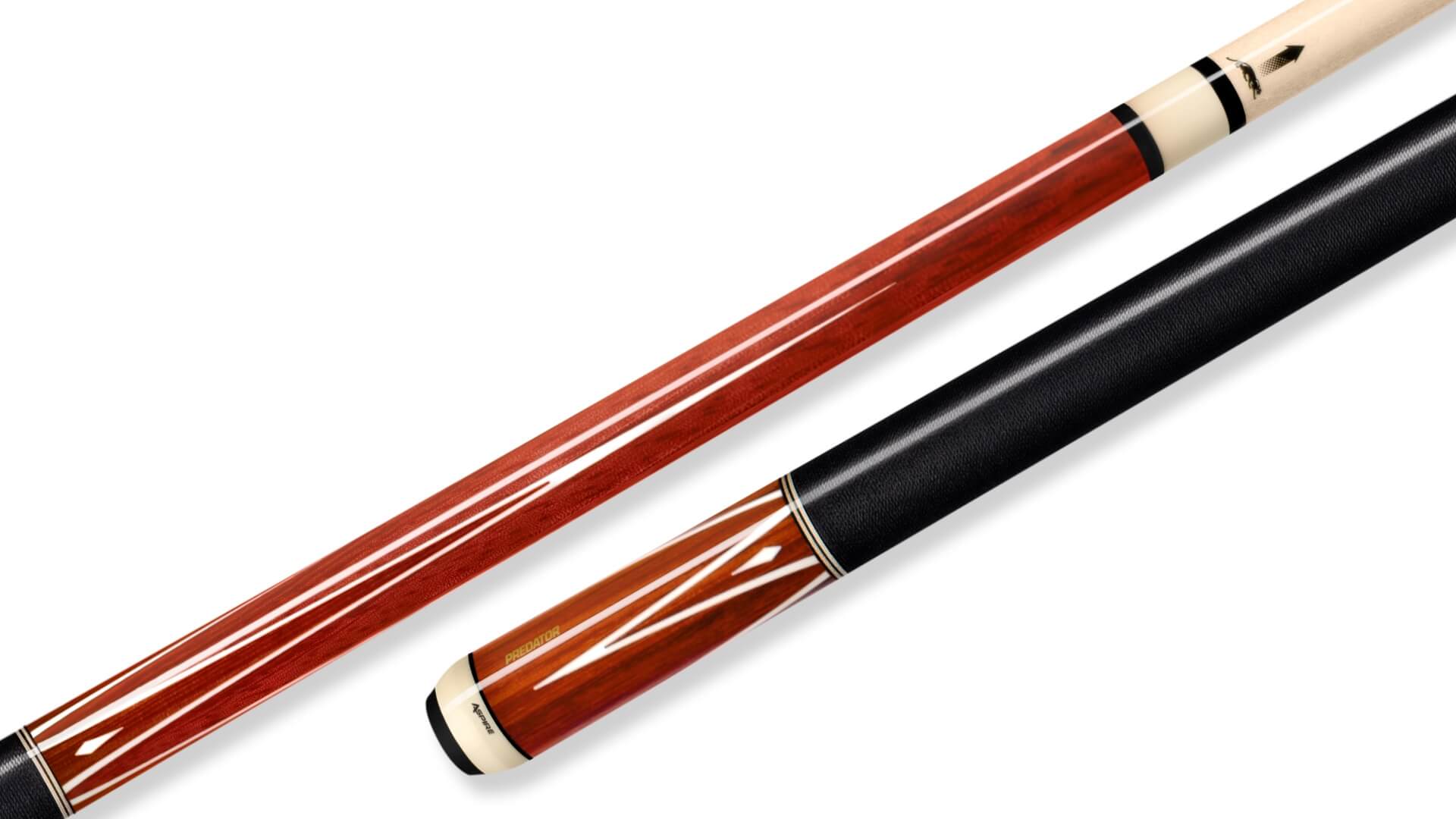 Predator – “Aspire” 1-8 Pool Cue Rengas Wood – Linen Wrap