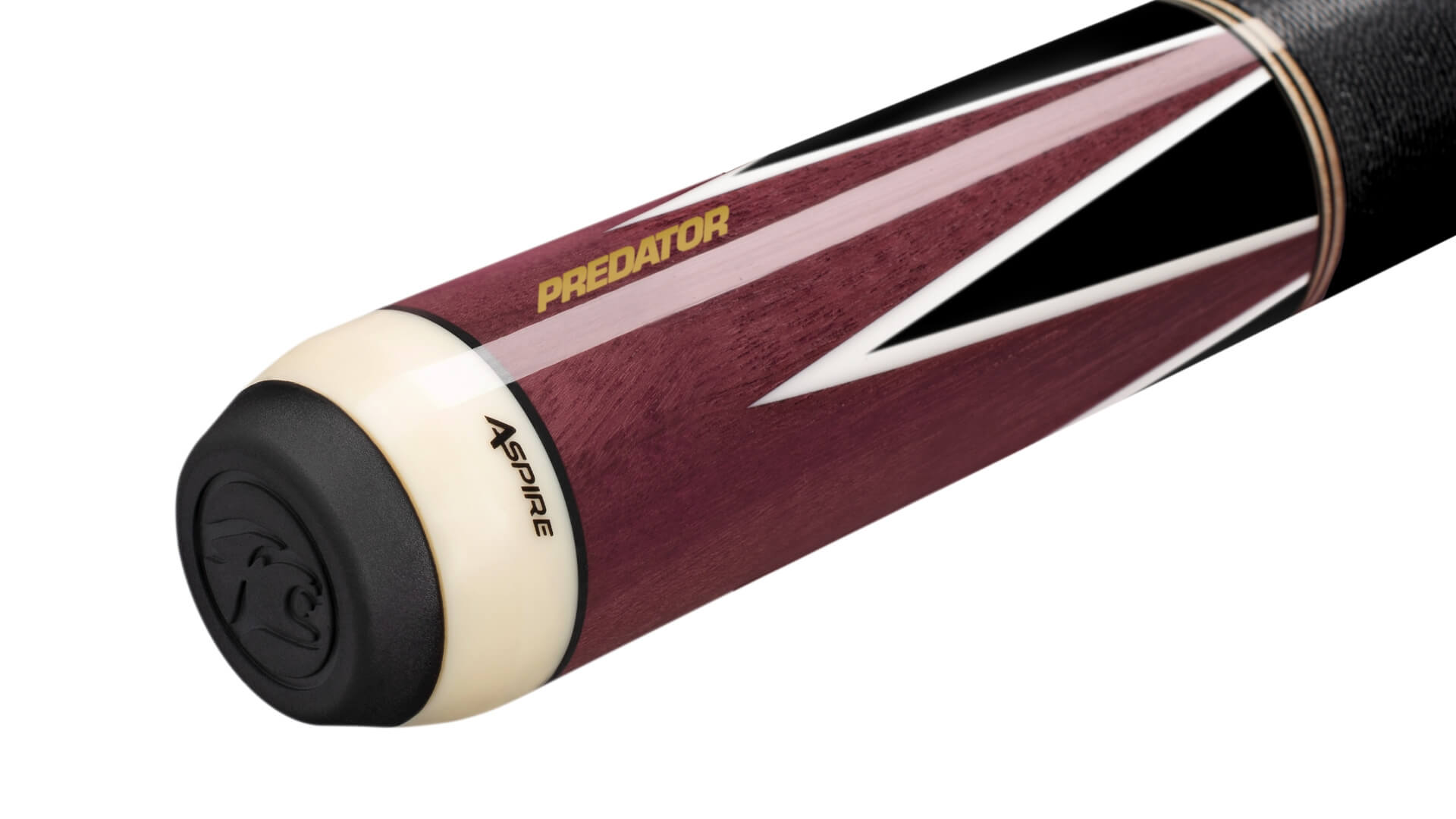 Predator – “Aspire” 1-9 Pool Cue Purpleheart Points – Linen Wrap - Image 2