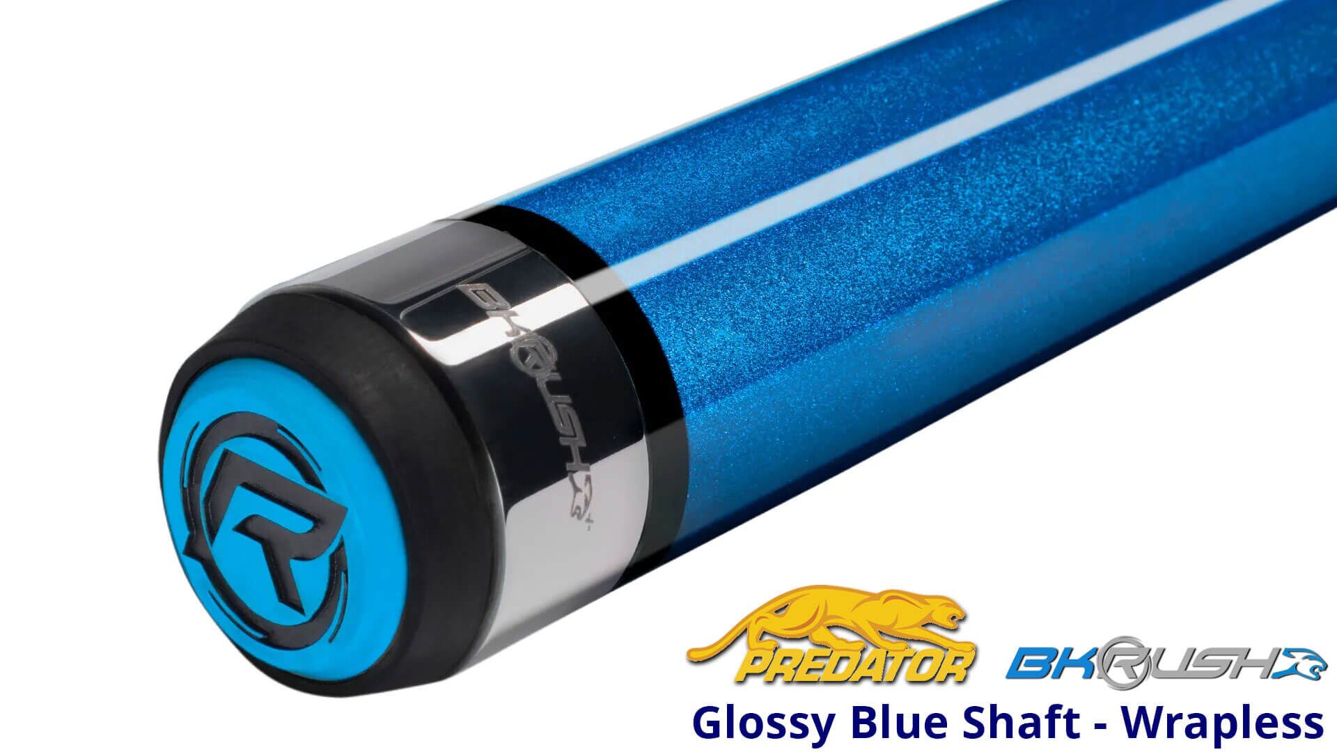 Predator - "BK Rush +" Jump / Break Cue - Blue - Wrapless - Image 2