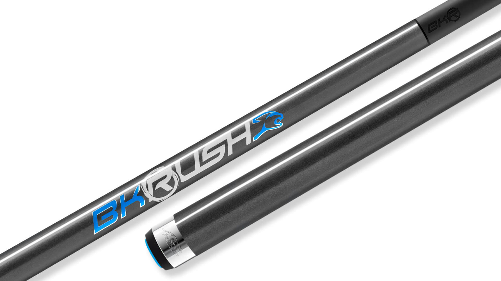Predator – “BK Rush Tempest” Break Cue Metallic Grey – Wrapless