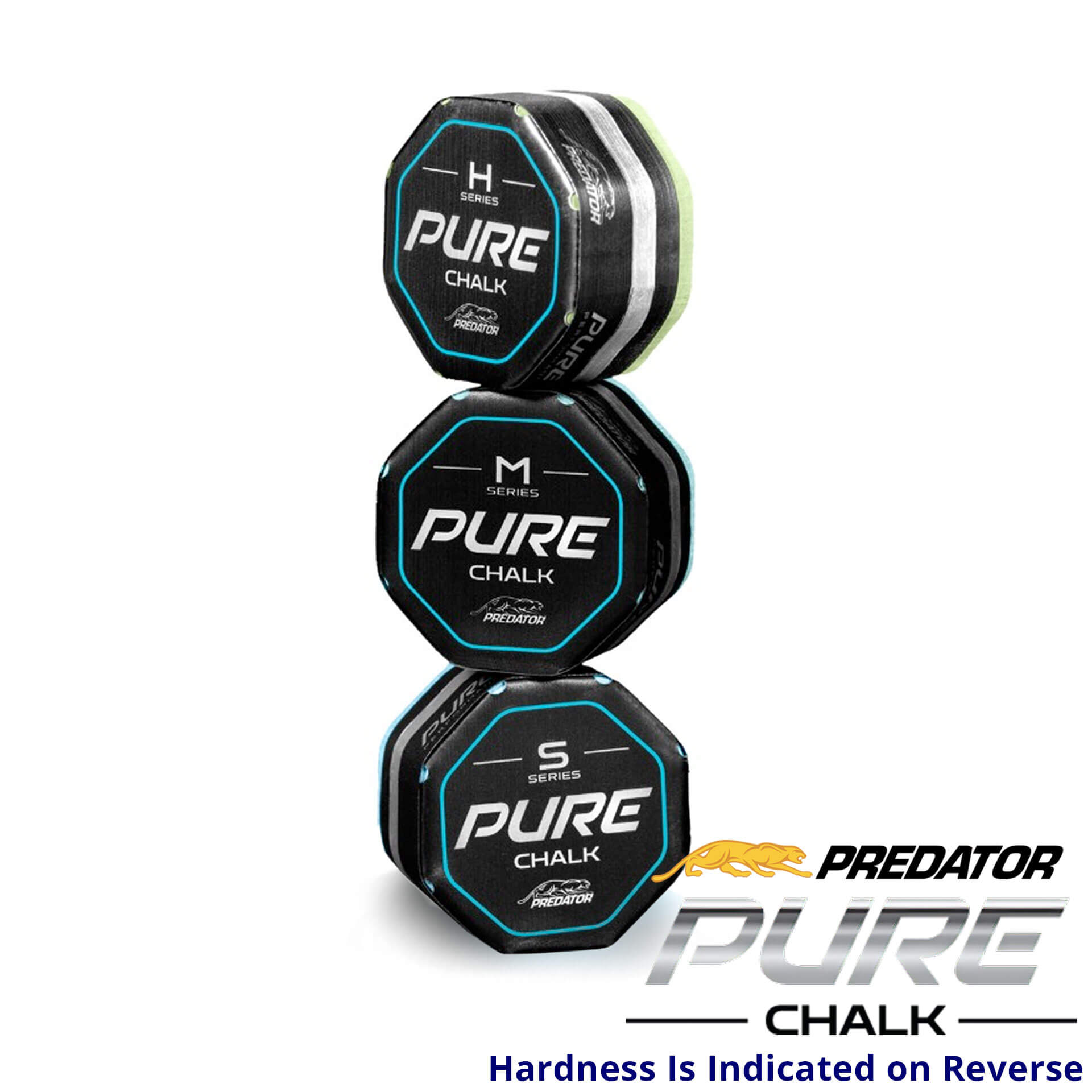 Predator Chalk – Pure – Sampler Set – All 3 Hardness Grades - Image 3