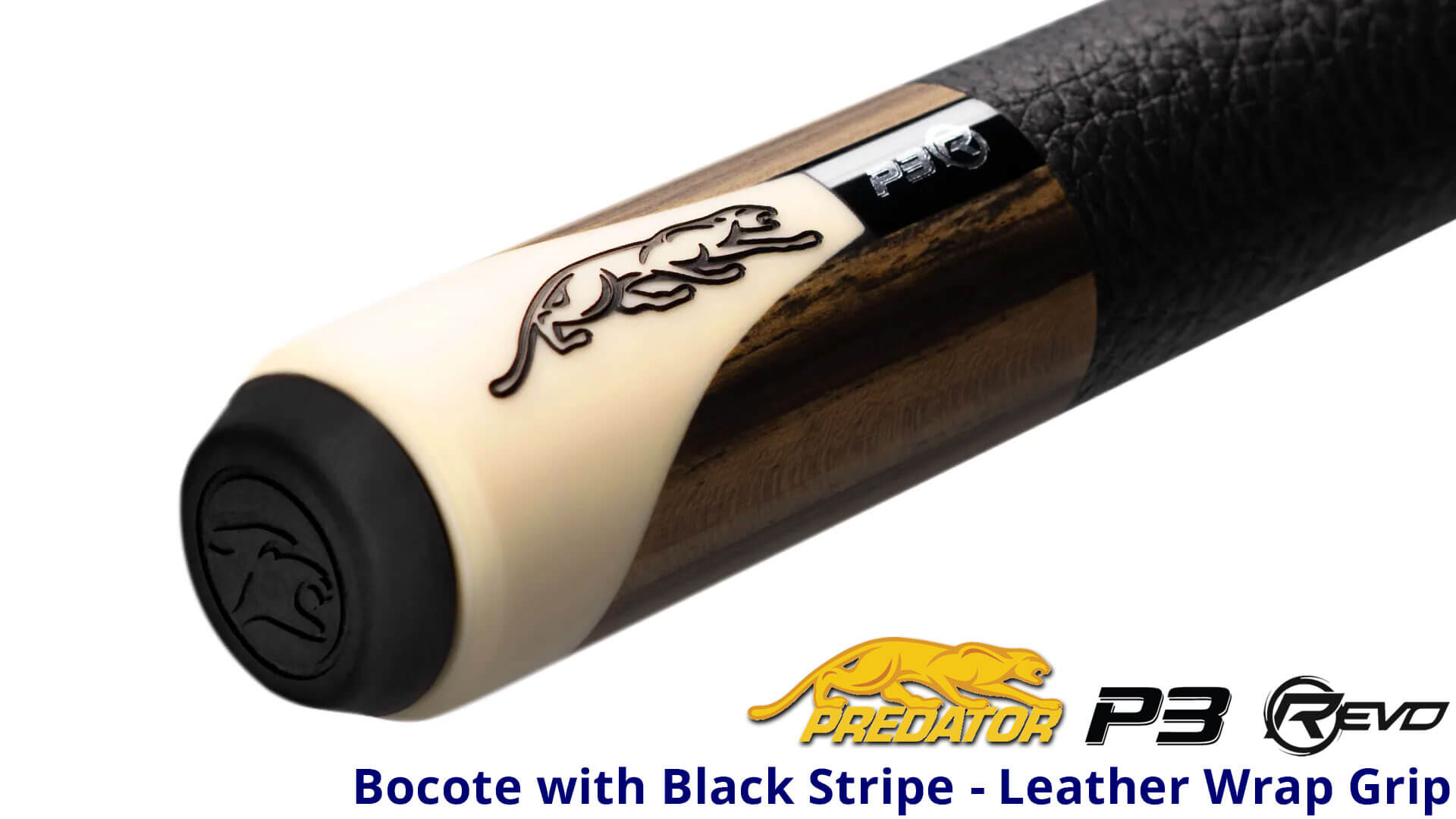 Predator – “P3″ REVO – Bocote – Leather Wrap – 8” QR Extension - Image 3
