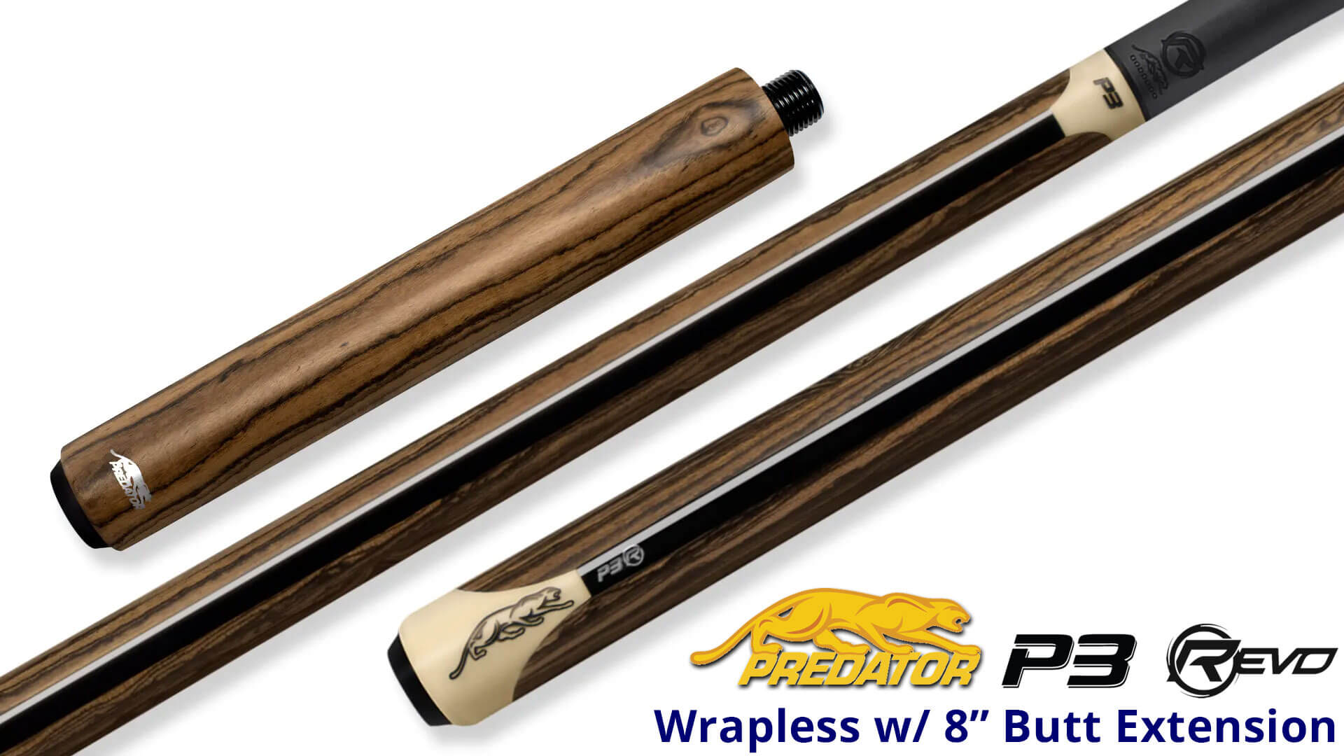 Predator -“ P3-³ REVO -“ Bocote -“ Wrapless -“ 8- QR Extension