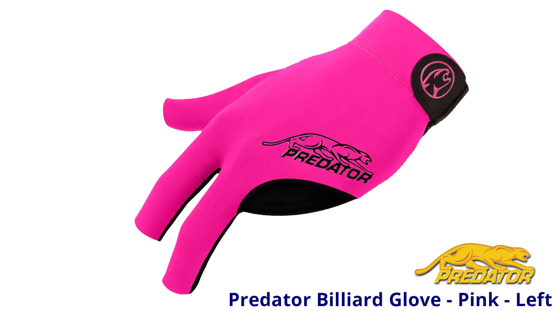 Predator – Billiards Glove – Black Pink – Left Hand