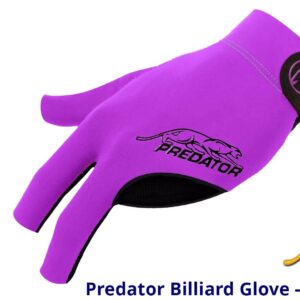 Predator – Billiards Glove – Black Purple – Left Hand