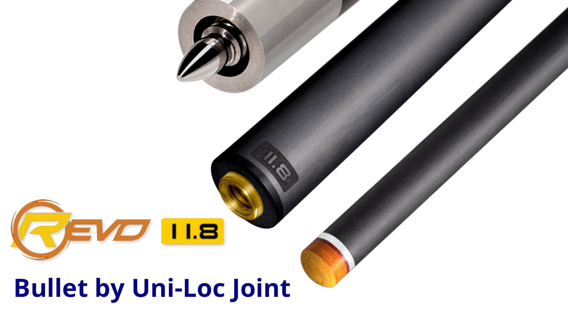 Predator – “REVO” 11.8 mm Shaft – Carbon Fiber – Bullet by Uni-Loc Joint