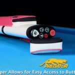 Predator-Roadline-White-Pink-Hard-2x4-Cue-Case-End-Zipper