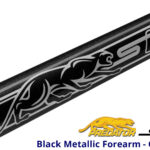 Predator-S-II-Shorty-52-Short-Pool-Cue-Black-with-Sport-Wrap-BlacK-Forearm-Detail