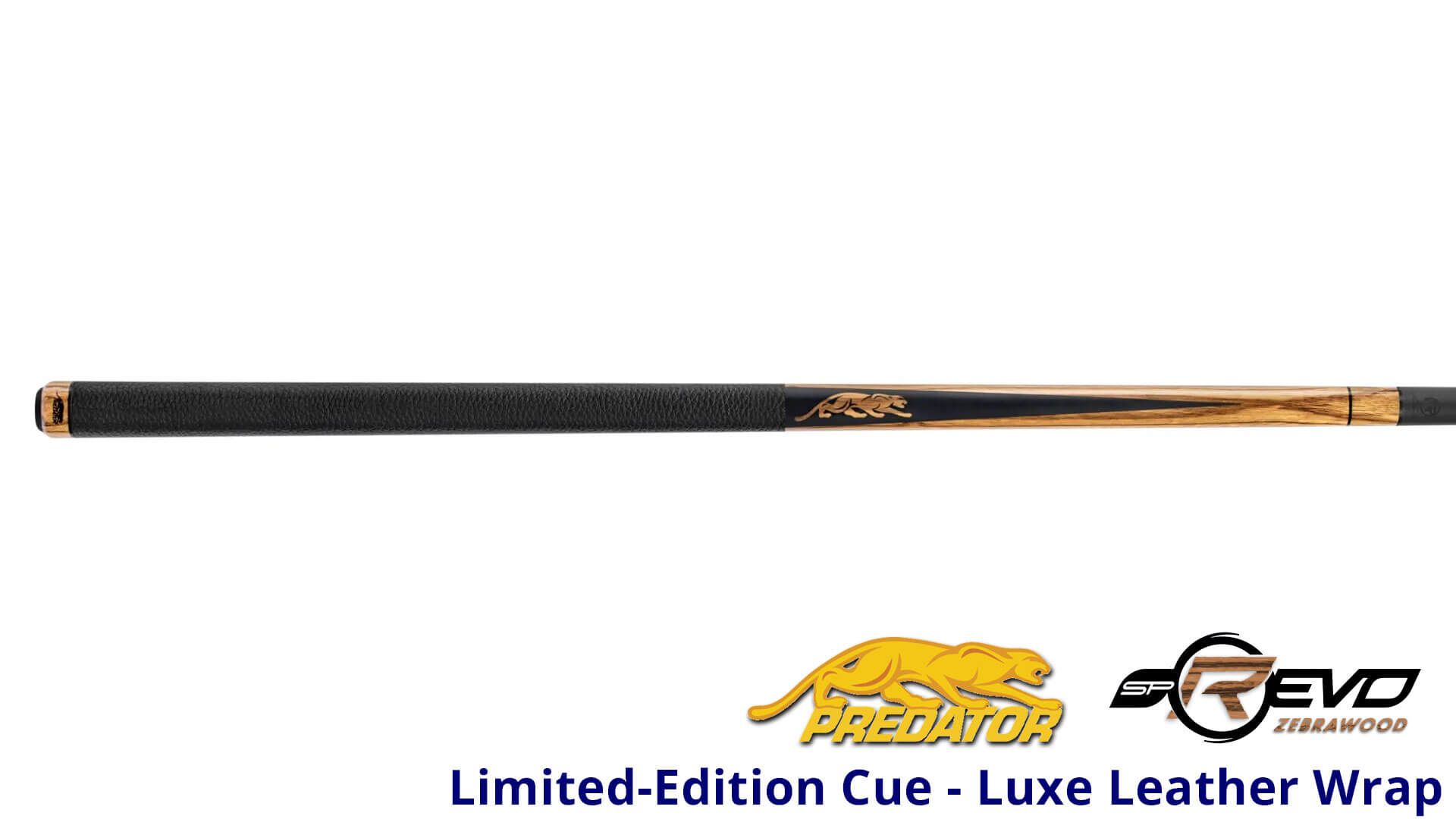 Predator -“ SP2 REVO -“ -Zebra 2- Zebrawood Pool Cue -“ Luxe Leather Wrap - Image 5