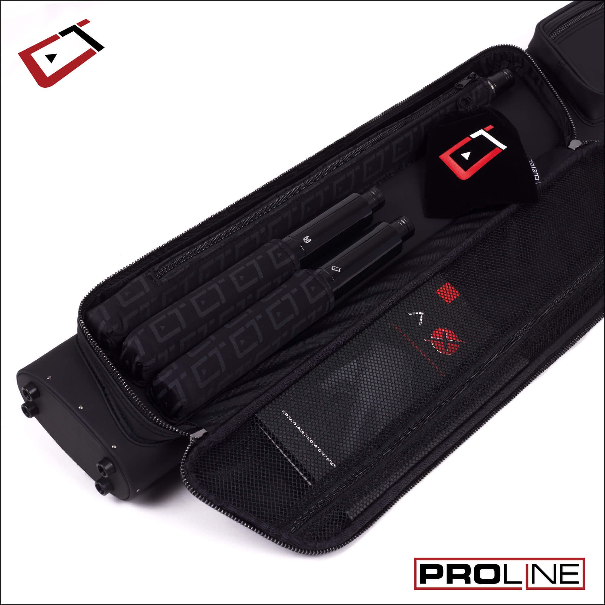Cuetec – Pro Line Noir 2X4 Hard Pool Cue Case - Image 3
