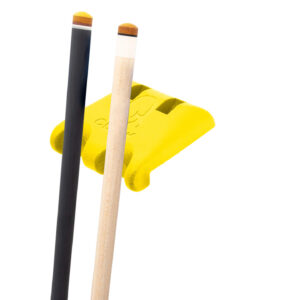 Q-Claw – Pool Cue Holder – Yellow – 2 Cues