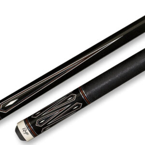 Rage – Black Pool Cue Cocobolo Diamond Graphics Nylon Wrap – RG210