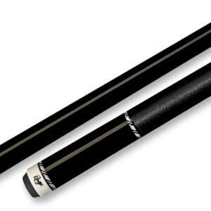 Rage – Black Pool Cue White-Recon Graphics Nylon Wrap – RGC5