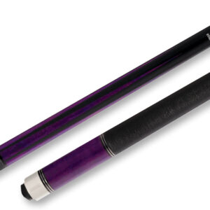 Star – Purple Pool Cue with Linen Wrap- S76