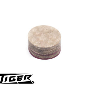 Tiger – ‘Everest’ Cue Tip – Leather – Medium