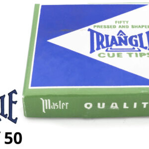 Triangle – “Hard” Pool Cue Tips – Box of 50
