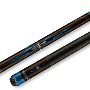 Viking – Ebony Pool Cue Blue Irish Linen – B5447