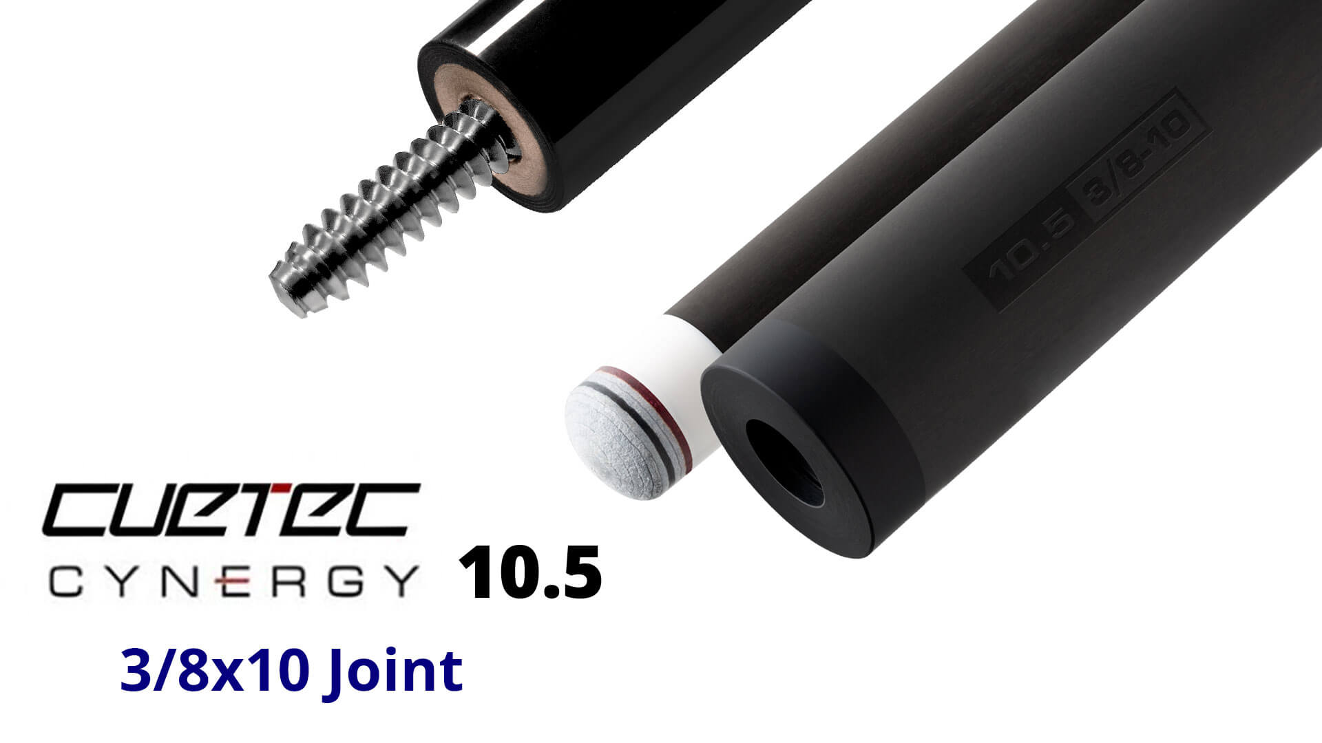 Cuetec – “Cynergy” Shaft – 10.5 mm – Carbon Fiber – 3/8×10 Joint