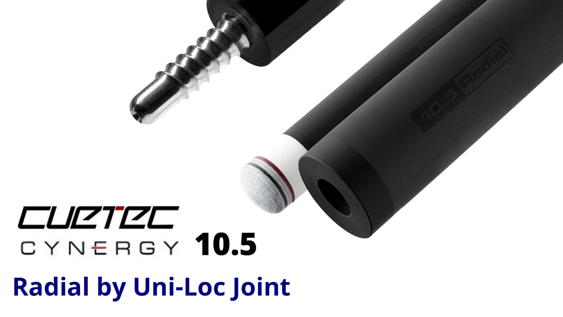 Cuetec – “Cynergy” Shaft – 10.5 mm – Carbon Fiber – Radial by Uni-Loc Joint