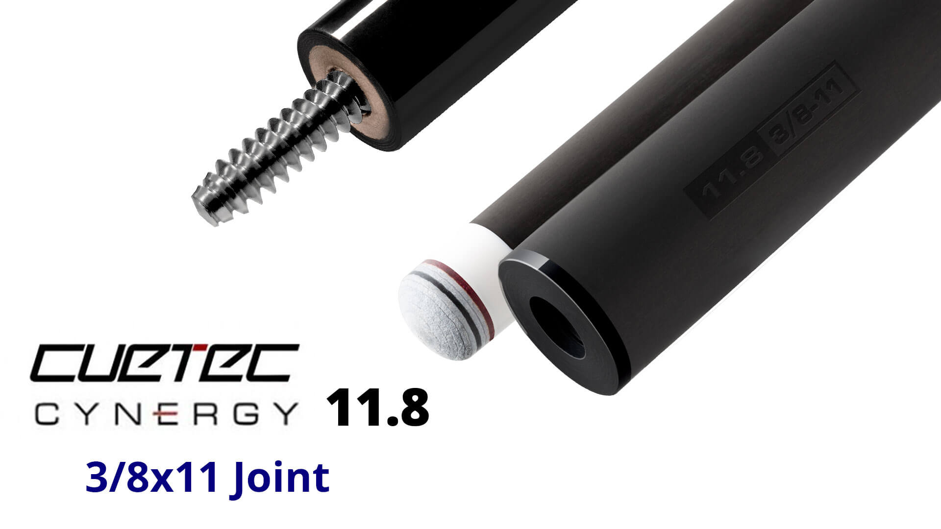 Cuetec – “Cynergy” Shaft – 11.8 mm – Carbon Fiber – 3/8×11 Joint