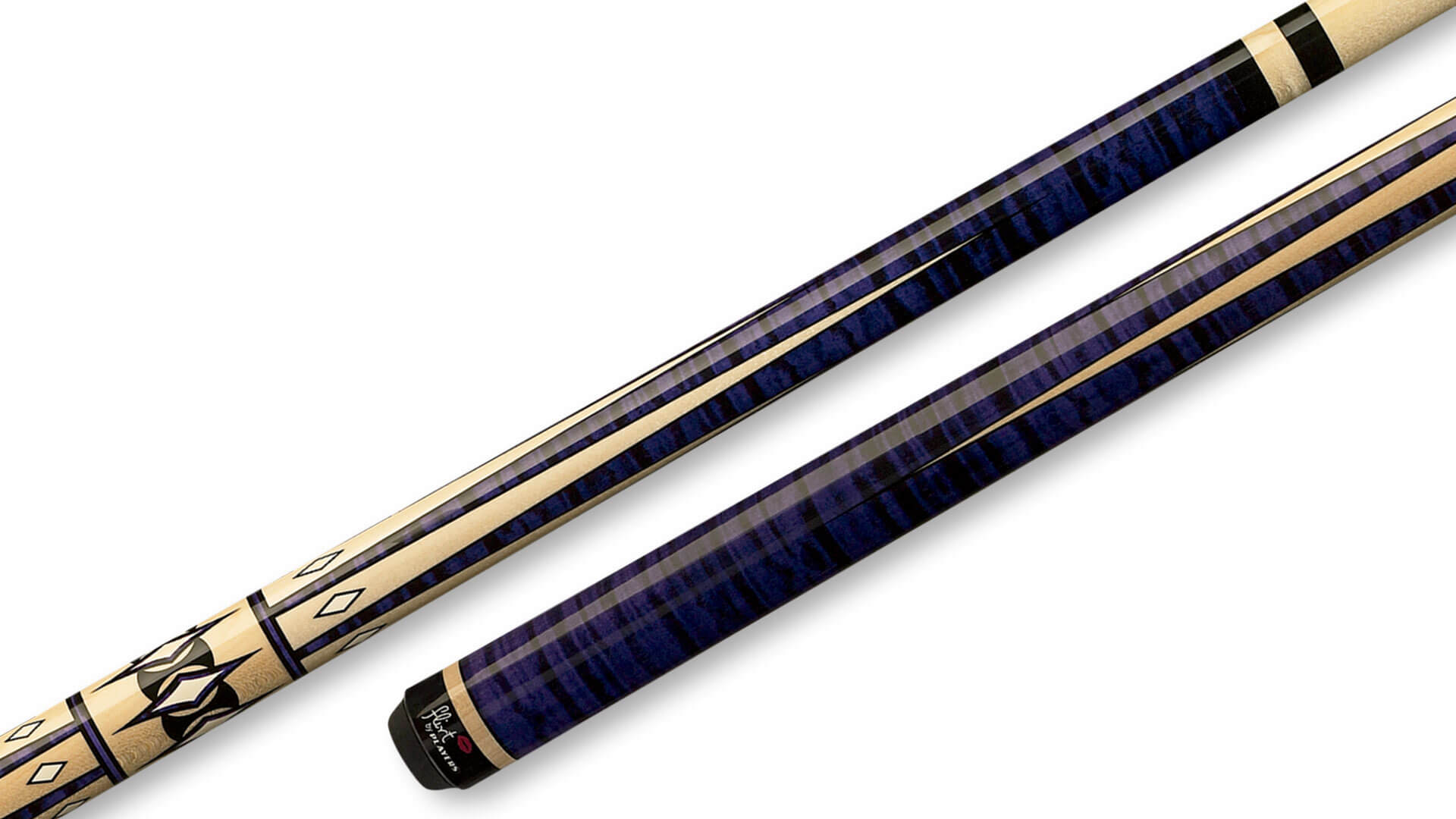 Players – Pool Cue Purple Wood Graphics Wrapless – F-2610