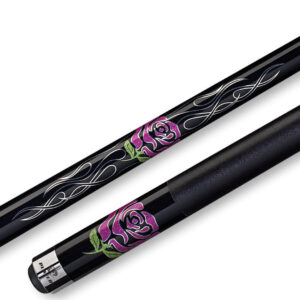 Players – Pool Cue Glitter Rose Graphics Linen Wrap – F-2770