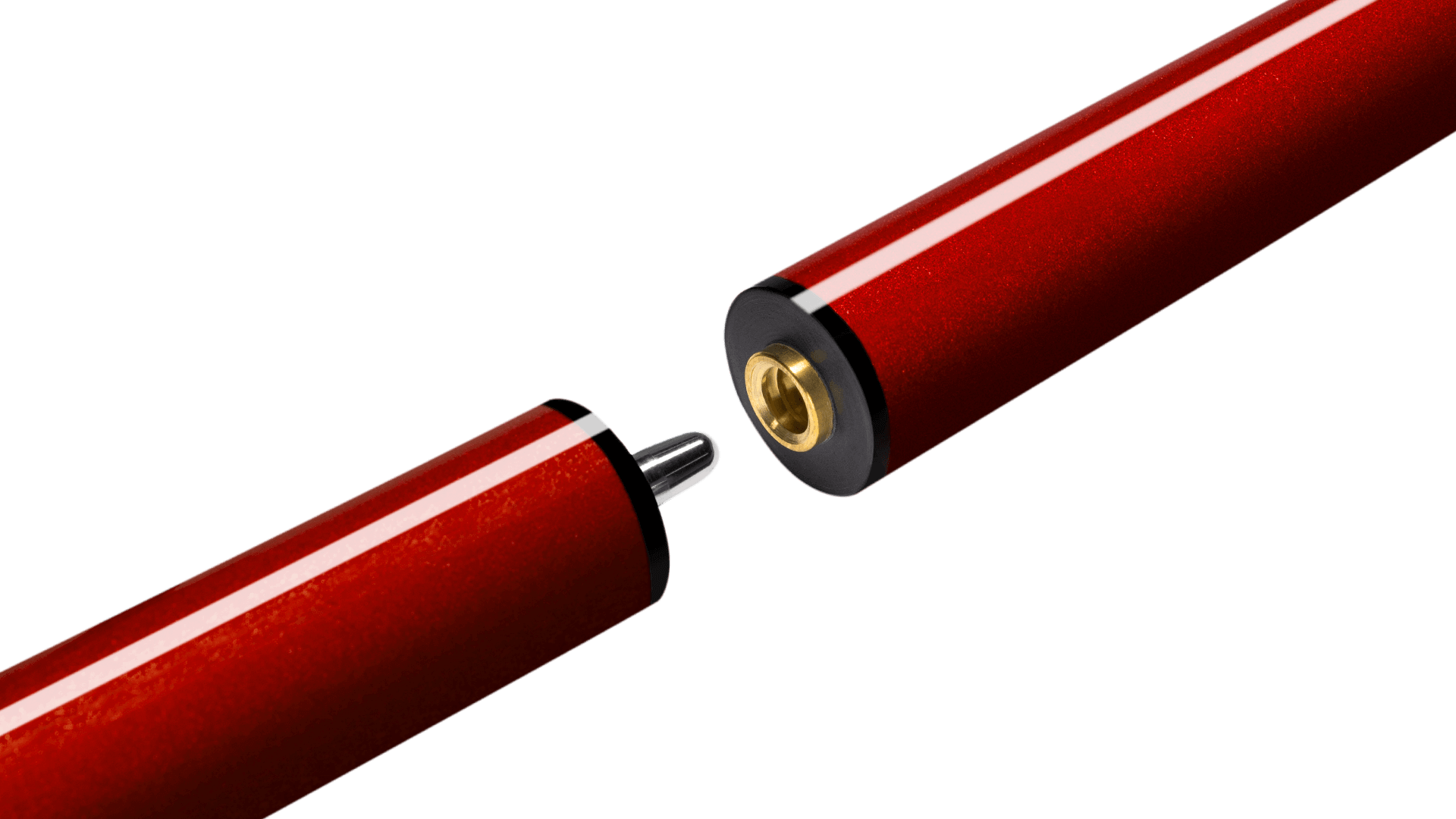 Predator - "BK Rush +" Jump / Break Cue Red - Wrapless - Image 2