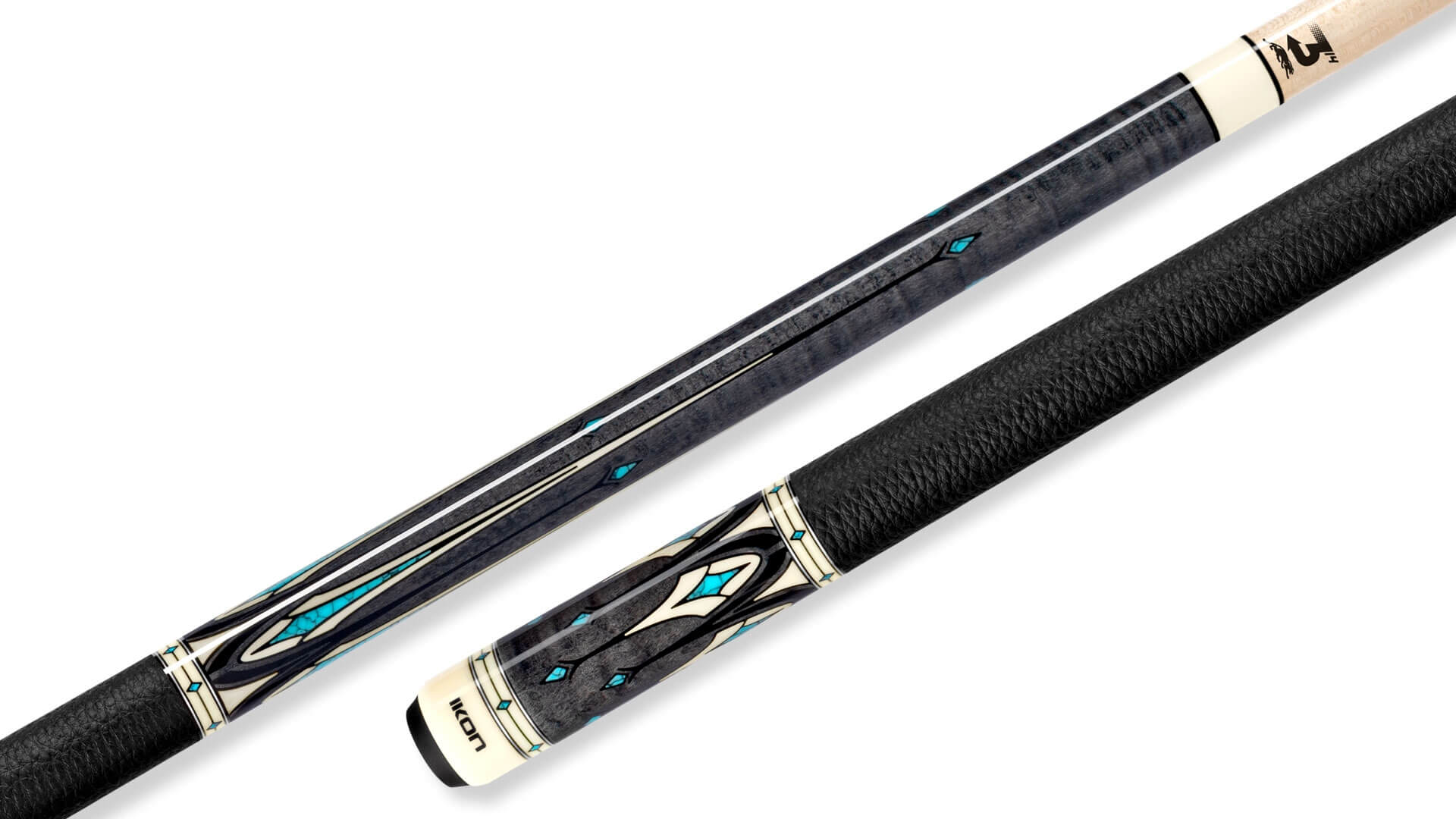 Predator – Ikon4 5 Pool Cue Grey Maple Leather – Wrap