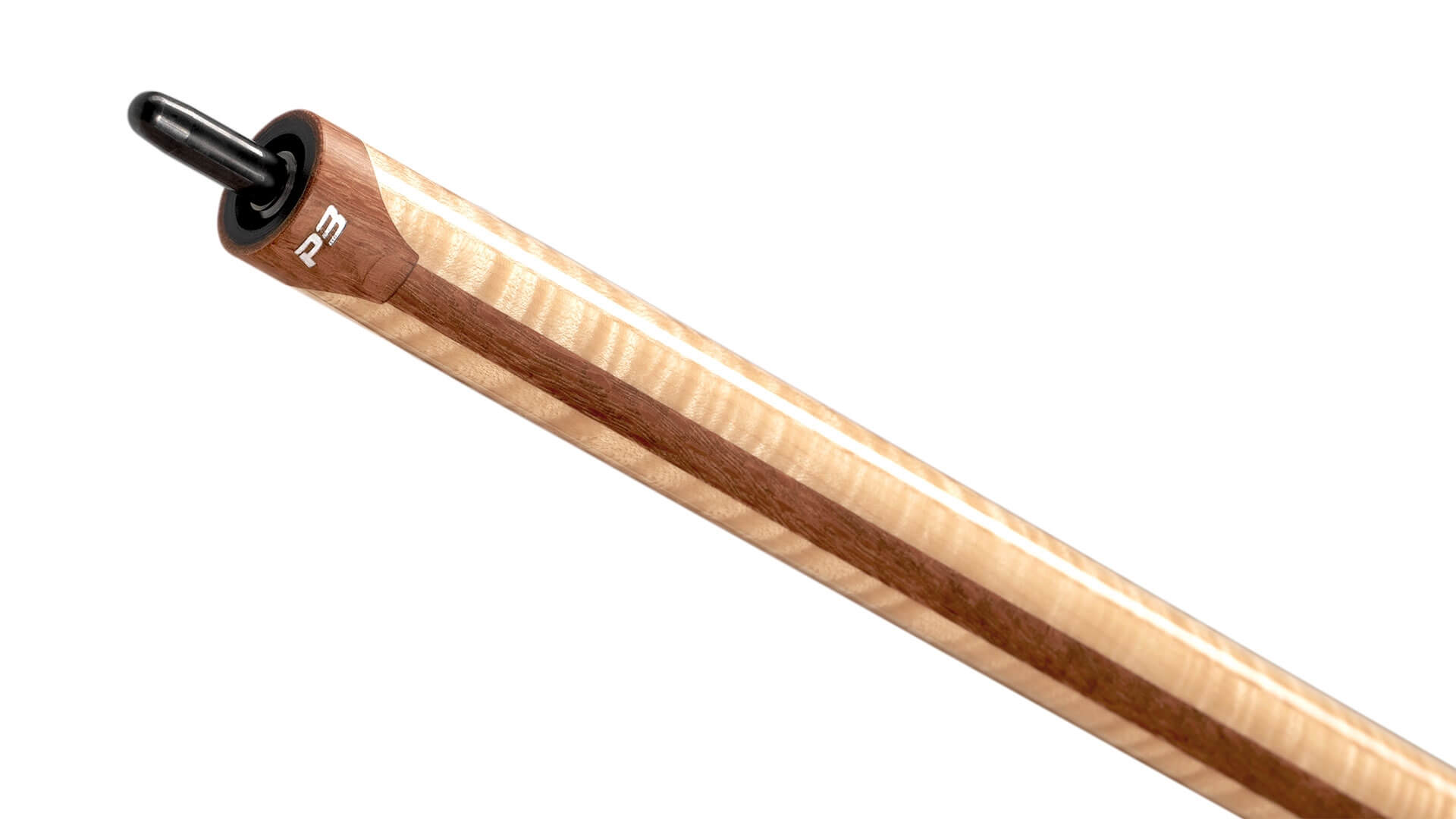 Predator – Limited-Edition P3 REVO Melange – Natural Curly Maple & Leopard Wood – Leather Wrap - Image 2