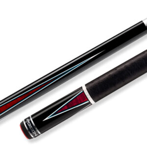 Poison – “Arsenic” AR3-3 Pool Cue Red Curly Maple – Ostrich Wrap