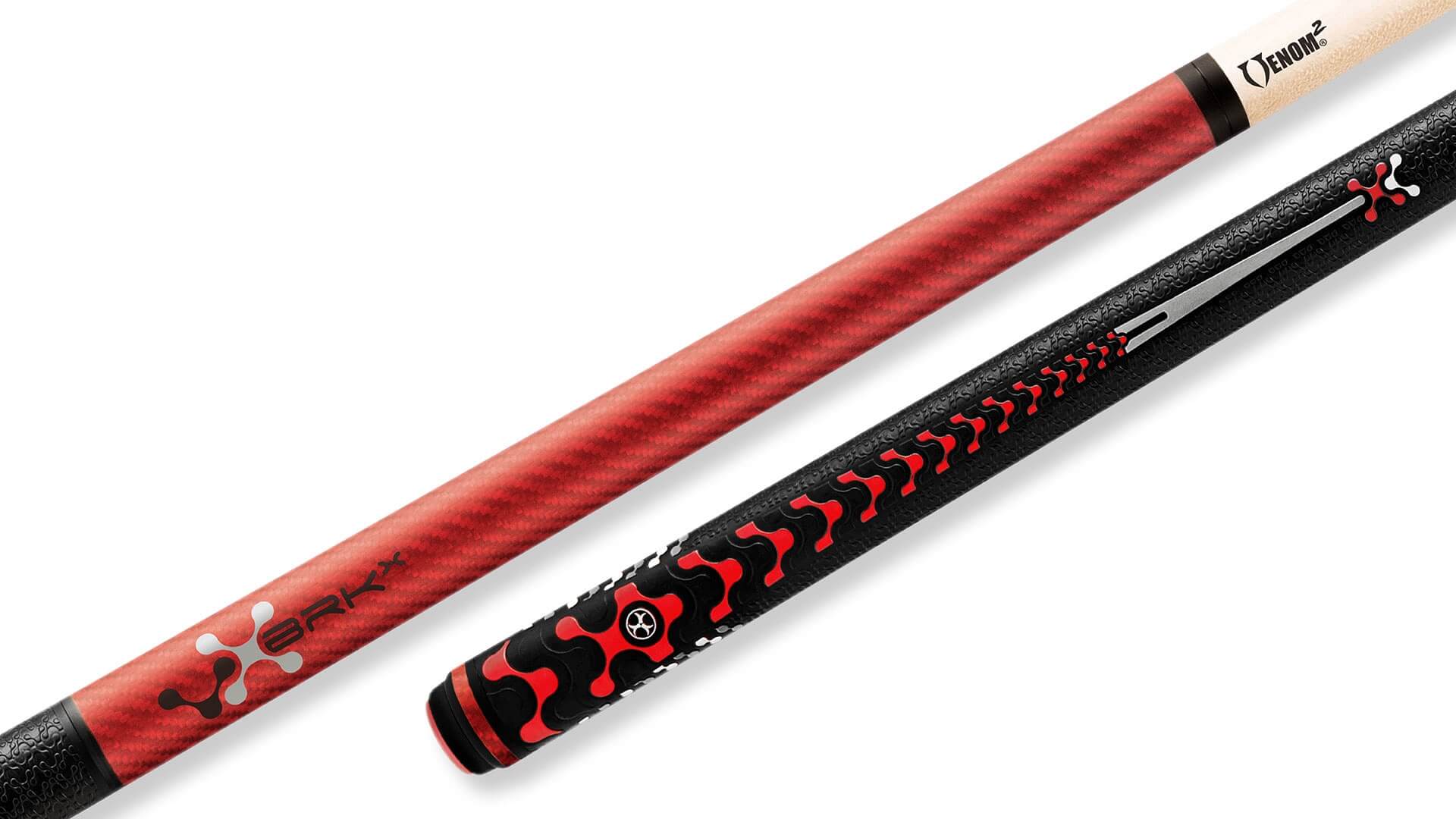 Poison – Jump / Break Cue Red Sport Grip – VX5 BRK-X RED