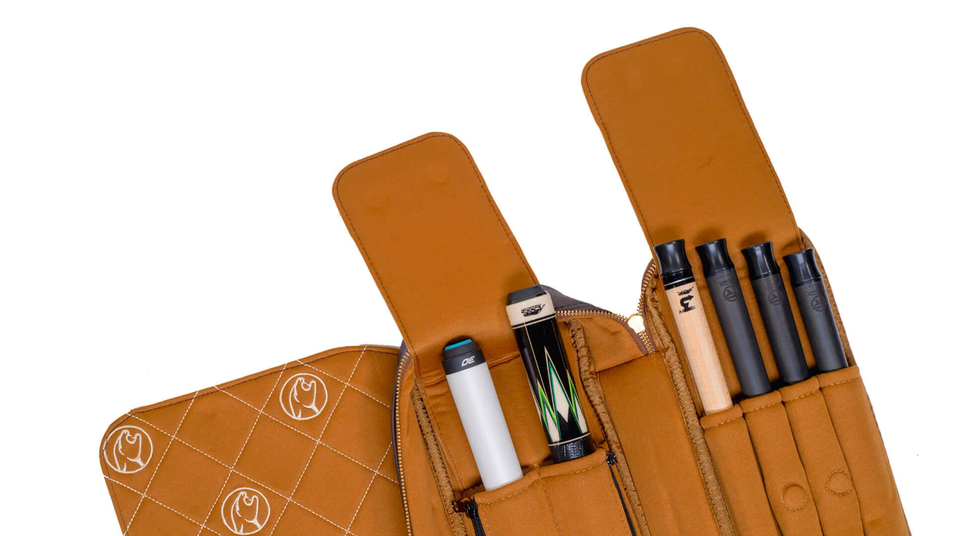 Predator Limited Edition Legacy Pool Cue Case – Light Brown – 2 Butts x 4 Shafts - Image 7