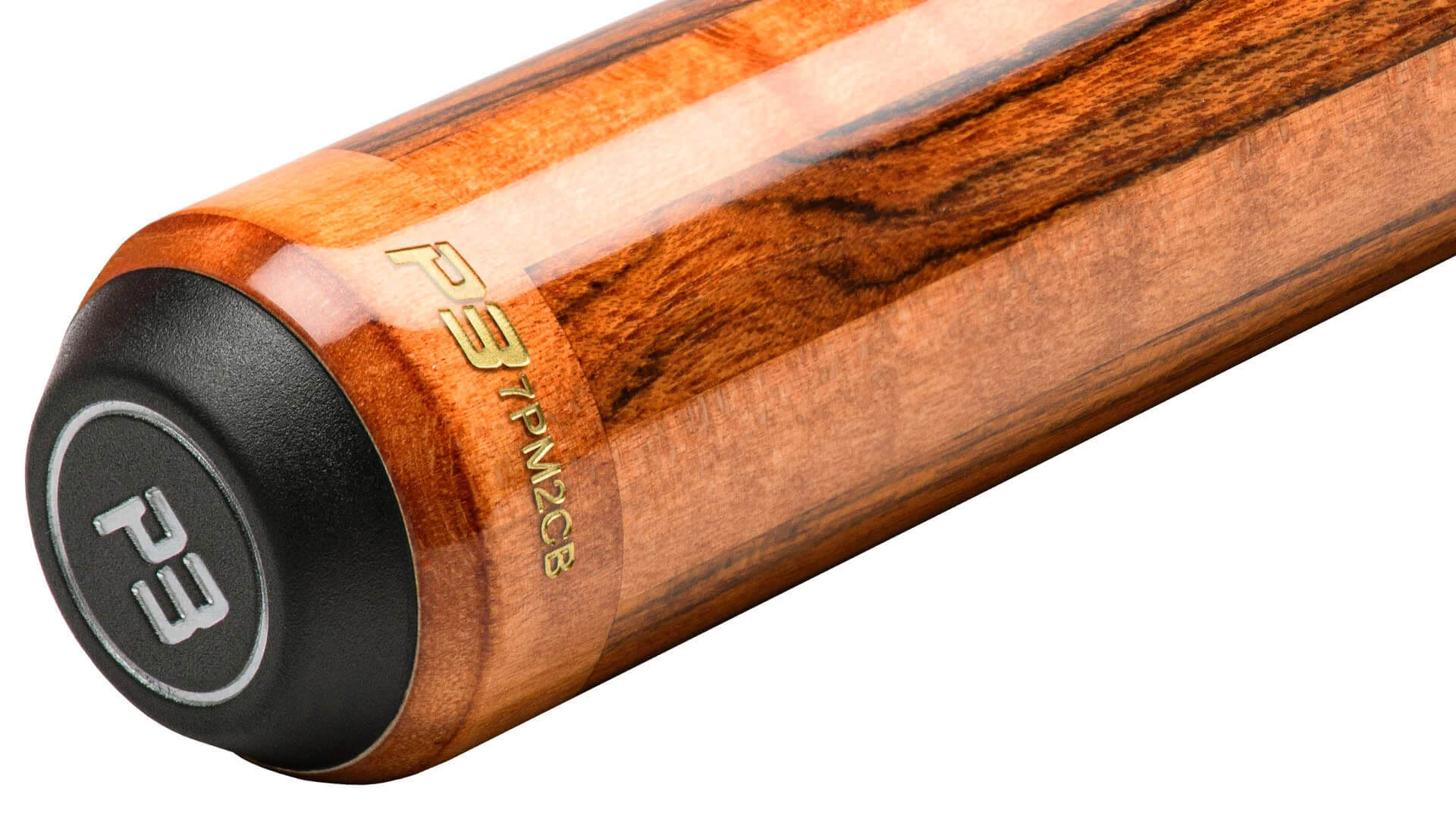 Predator P3 Aura Golden Stained Curly Maple & Bocote Pool Cue -“ No Wrap - Image 3