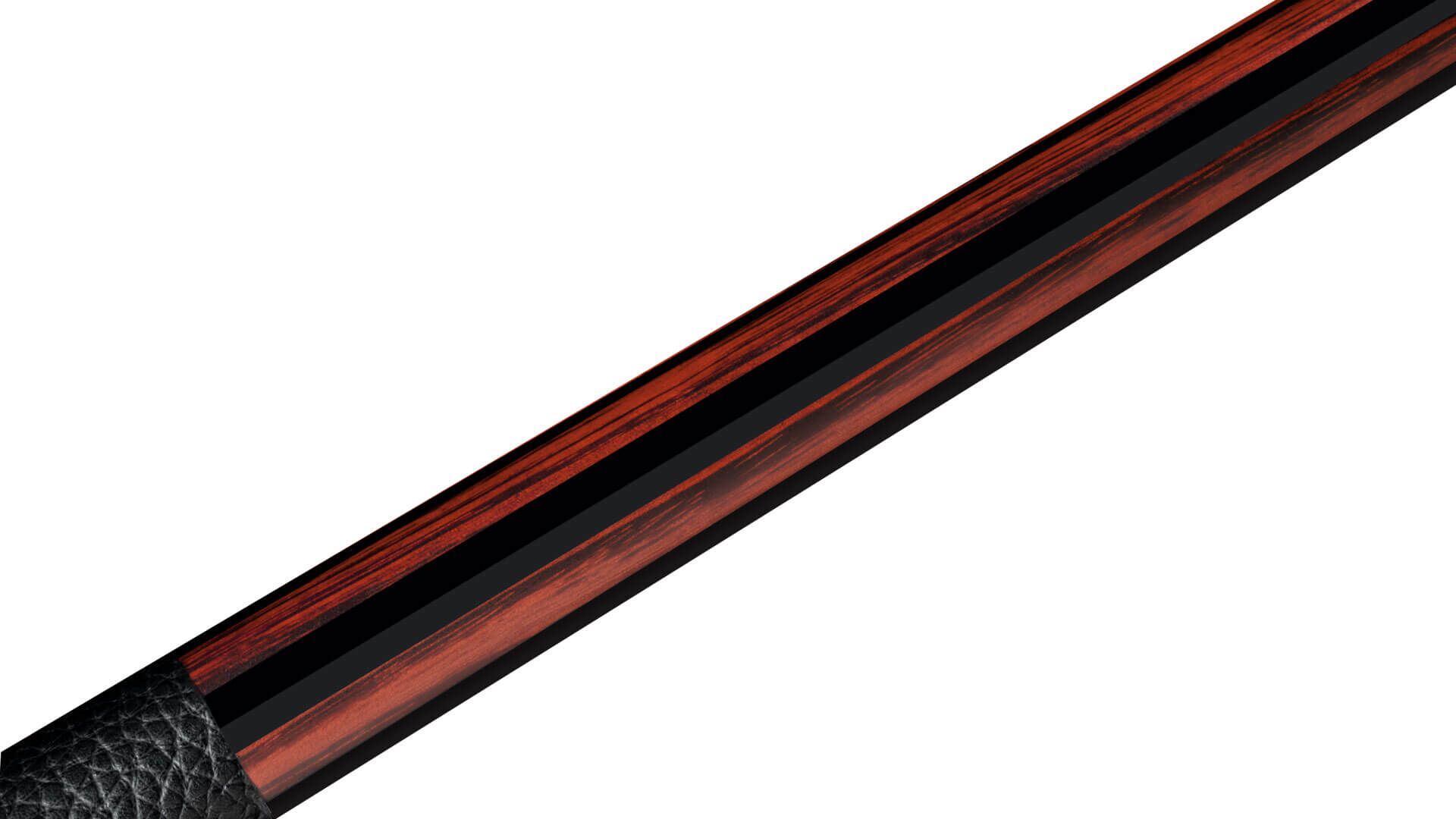 Predator P3 REVO Red Tiger Pool Cue with Leather Luxe Wrap - Image 3
