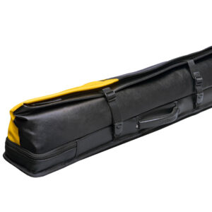 Predator Urbain Black and Yellow Hard Pool Cue Case – 2 Butts x 4 Shafts